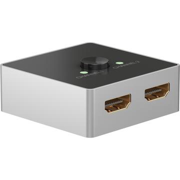 Handmatige HDMI™-schakelaar 2 naar 1 (4K @ 60 Hz)