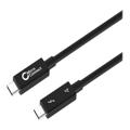MicroConnect USB 3.1 / Thunderbolt 4 USB Type-C kabel 1m Zwart