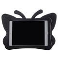 iPad Mini 2, iPad Mini 3 3D Schokbestendig Kinder Hoesje - Vlinder - Zwart