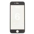 iPhone 6/6S 4D Full Size Screenprotector van Gehard Glas - Zwart
