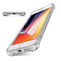 Krasbestendig iPhone 7/8/SE (2020)/SE (2022) Hybride Hoesje - Kristalhelder