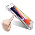 Krasbestendig iPhone 7/8/SE (2020) Hybrid Case - Kristalhelder