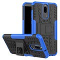 Huawei Mate 10 Lite Anti-Slip Hybrid Case - Blauw / Zwart