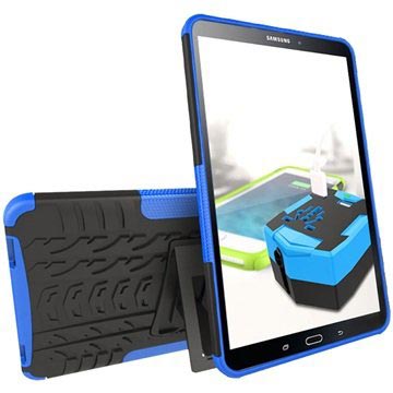 Samsung Galaxy Tab A 10.1 (2016) T580, T585 Anti-Slip Case - Zwart / Blauw