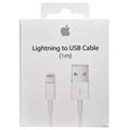 Apple Lightning / USB Kabel MQUE2ZM/A - iPhone, iPad, iPod - Wit - 1m