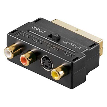 Scart/3 RCA & S-Video Adapter