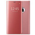Luxe Mirror View iPhone 7/8/SE (2020) Flip Cover - Rose Gold