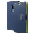 Samsung Galaxy S9+ Mercury Rich Diary Portemonnee Hoesje - Blauw