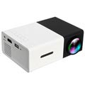 Mini Draagbare Full HD LED Projector YG300 - Zwart / Wit