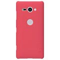 Nillkin Super Frosted Shield Sony Xperia XZ2 Compact Case - Rood