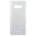 Samsung Galaxy S8+ Clear cover in zilver kleur - EF-QG955CS model, ontworpen om perfect te passen