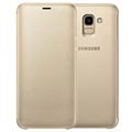 Samsung Galaxy J6 Wallet Cover EF-WJ600CFEGWW - Goud