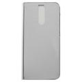 Luxury Mirror View Huawei Mate 10 Lite Flip Cover - Grijs