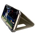 Luxury Mirror View Samsung Galaxy Note8 Flip Cover - Goud
