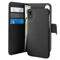 Puro 2-in-1 iPhone XR Afneembare Wallet Case - Zwart