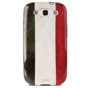 Samsung Galaxy S3 I9300 Puro Cover - Vlag van Italië