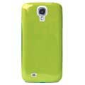 Puro Clear Crystal Cover - Samsung Galaxy S4 I9500, I9505, I9502 - Lime Groen