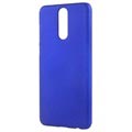 Huawei Mate 10 Lite Rubberen Plastic Cover - Donkerblauw