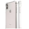 Krasbestendig iPhone X / iPhone XS Hybrid Case - Doorzichtig