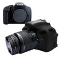 Siliconen Case - Canon EOS 600D/650D/700D - Zwart