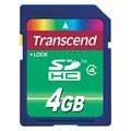 Transcend SDHC Geheugenkaart TS4GSDHC4 - 4GB