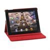 Rotary Leren Case - iPad 2, iPad 3, iPad 4 - Rood