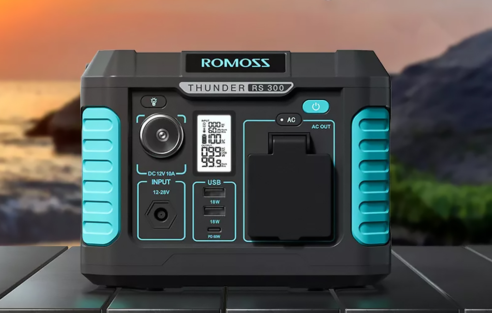 Draagbaar stopcontact Romoss RS300 Thunder Series 300W, 231Wh