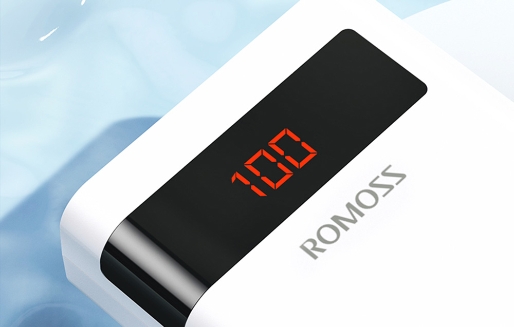 Romoss Sense6PS Pro 30W Power Bank 20000mAh - USB-C, 2x USB-A - Wit