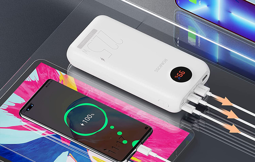 Romoss PSW30PF 30000mAh Power Bank - 22.5W - Wit