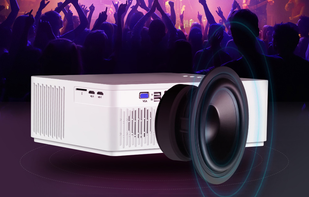 Byintek K20 Slimme Projector - Android, Full HD - Wit
