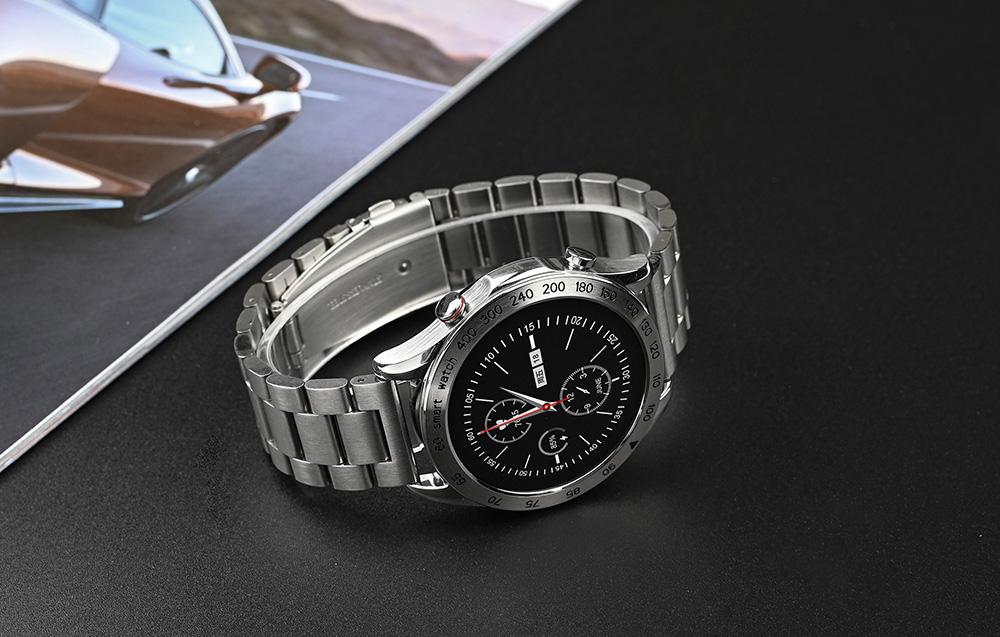 HiFuture FutureGo Pro Smartwatch - Roestvrij staal - Zilver