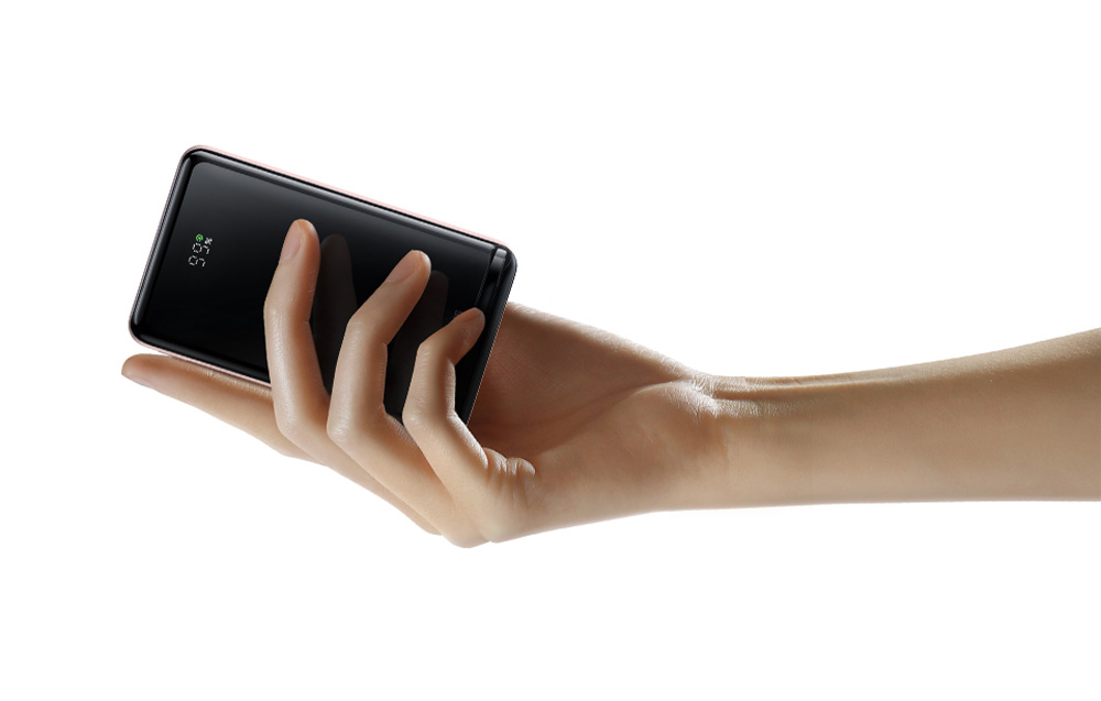 Baseus Magnetische Draadloze Power Bank 10000mAh - USB-C 20W, MagSafe compatibel - Roze