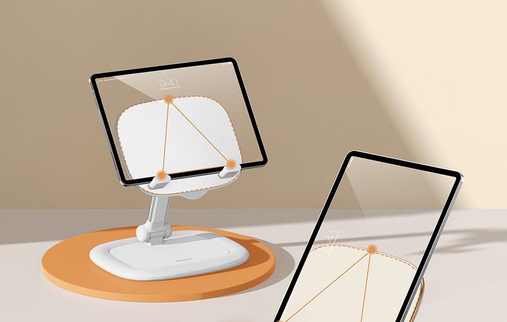 Baseus Seashell Series Houder voor iPhone/Tablet - Wit
