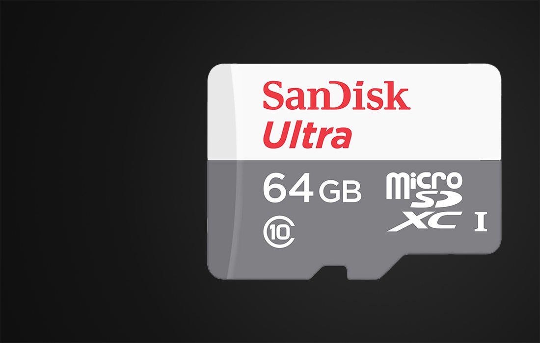 SanDisk Ultra microSDXC-geheugenkaart SDSQUNR-064G-GN3MN - 64GB