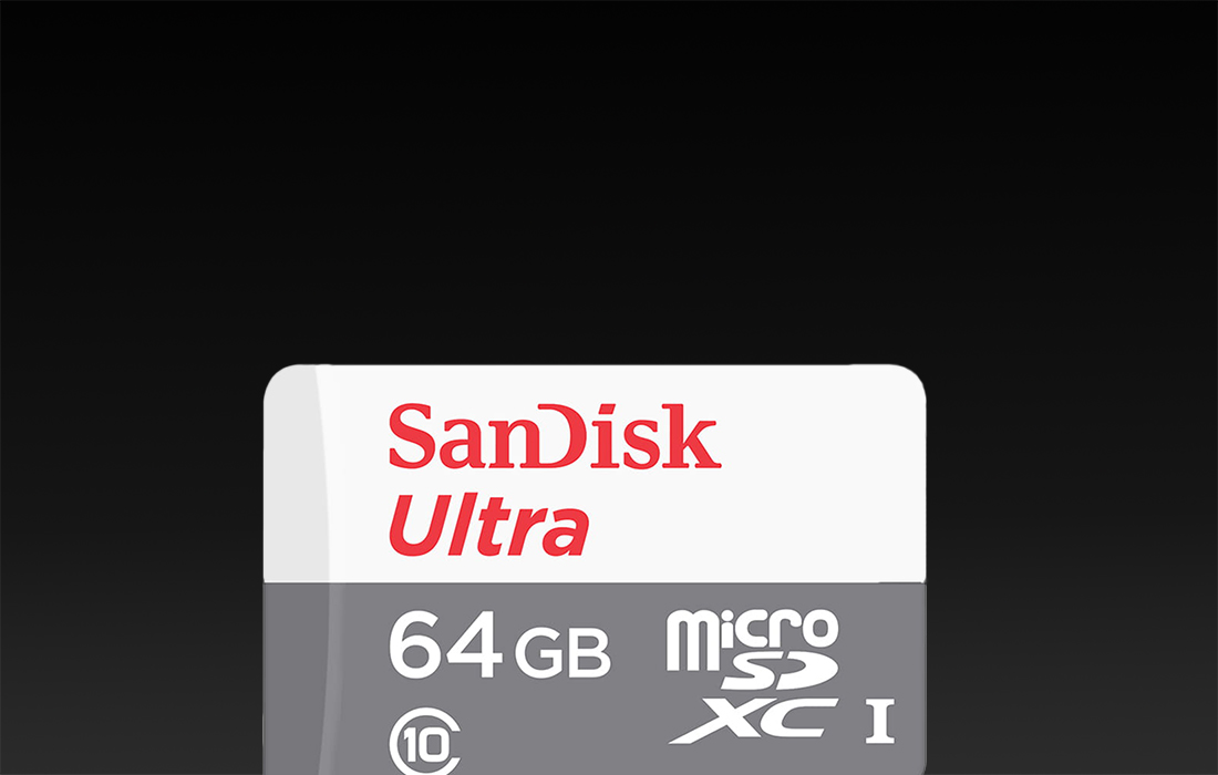 SanDisk Ultra microSDXC-geheugenkaart SDSQUNR-064G-GN3MN - 64GB