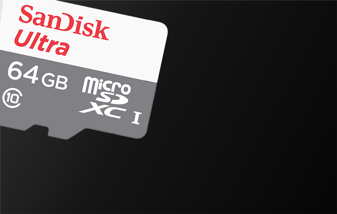 SanDisk Ultra microSDXC-geheugenkaart SDSQUNR-064G-GN3MN - 64GB